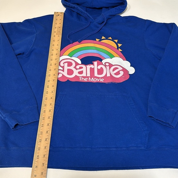 BARBIE MOVIE MATTEL WOMENS HOODED SWEATSHIRT - Picture 5 of 5